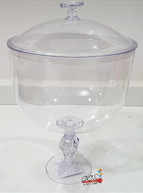 Taça Americana Exclusive 1.250L de Acrílico Transparente com Tampa - NC Toys