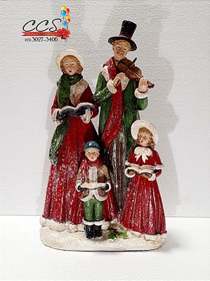 Coral Decorativo de Resina - Coleção Santa Claus - Ref 1690705 Cromus Natal