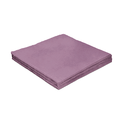 Guardanapo de Papel 25x25 Liso Roxo com 20Un - Silver Plastic