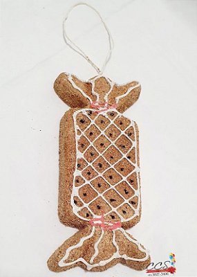 Enfeite Para Pendurar BomBom 23cm - Coleção Bakery - Ref 1213269 Cromus