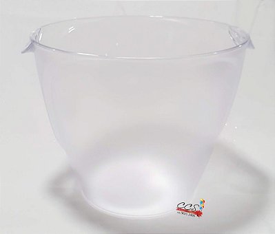 Balde de Gelo Prime de Acrílico Transparente Fosco 9 Litros -Ref 01019001 Neoplas