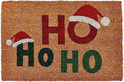 Tapete Capacho Ho Ho Ho com Chapéu - Ref 1921095 Cromus Natal