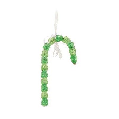 Enfeite de Pendurar Bengala de Balinhas Verde Claro Jogo com 3 Unidades - Coleção Bakery - Ref 1313276 Cromus Natal