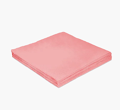 Guardanapo de Papel 25x25 Liso Rosa Bebe com 20Un - Silver Plastic