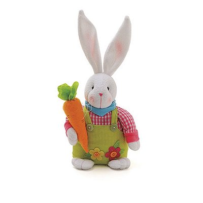 Coelho Bolinha Jujuba Segurando Cenoura 36cm - Coleção Jujuba - Ref 1320832 Páscoa Cromus