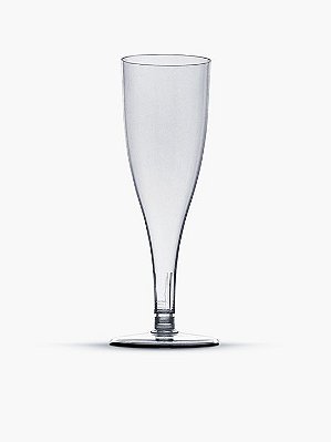 Taça Descartável Para Champanhe 140Ml Transparente - Taça Pit 140 Plastilania