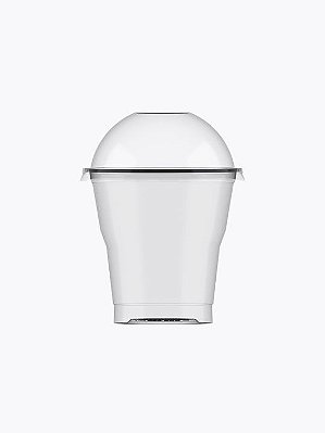 Copo Plástico Transparente com Tampa Bolha 150ML com 20Un - Plastilania