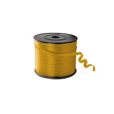 Fitilho Plástico 0,5mm com 250 Metros Ouro Velho - Ref 1430025 Cromus