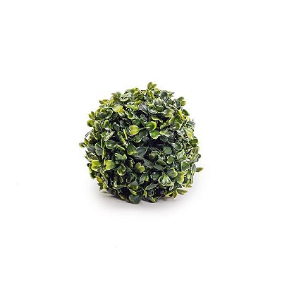 Buchinho Decorativo de Folhagens Plasticas Verde 12cm - Ref 29002599 Cromus