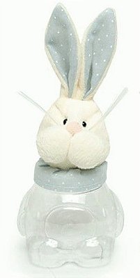 Pote Coelho Poá Verde 20x9x8cm com 1 Unidade - Ref 1827264 Páscoa Cromus