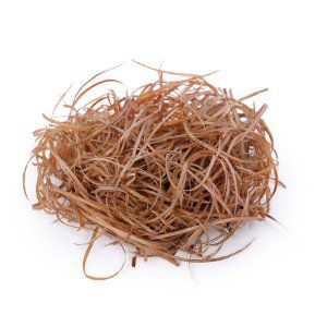 Palha Fina de Madeira Tingida Toffee com 50 Gramas - Ref 17000018 Cromus