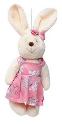 Mini Coelha de Pelúcia Florido Rosa 22cm - Coleção Daisy - Ref 1013200RF Páscoa Cromus