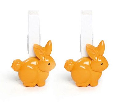 Prendedor Decorado de Páscoa Coelho Laranja - Ref 1821489 Páscoa Cromus
