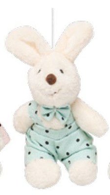 Mini Coelho de Pelúcia Poá Verde 10cm - Coleção Mint - Ref 1827216MV Páscoa Cromus