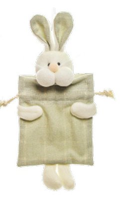 Bolsinha Saquinho de Páscoa Xadrez Verde Coelho Sensação 23x9.5cm - Ref 1823482V Páscoa Cromus