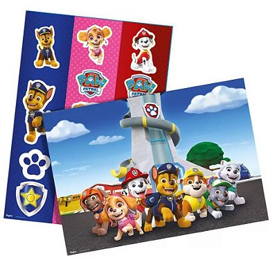 Kit Decorativo Festa Patrulha Canina Diversos Tamanhos - Ref 116225.0 Regina Festas