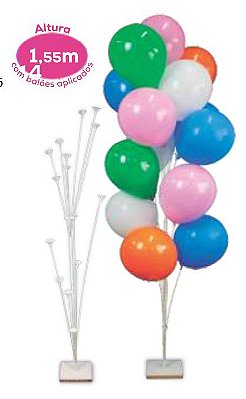 Suporte Simulador Para Balões com 14 Hastes 138cm - Ref 604027 Piffer