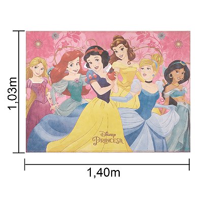 Painel Decorativo de TNT Festa Pricesas Disney 1x1,40mts - Ref 303035 - Piffer