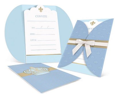 Convite Reinado do Príncipe com 8 Unidades 12x18 - Ref 23010985 Cromus