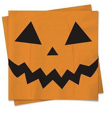 Guardanapo de Papel Decorado Abobora 24,5x24,5 com 20 Folhas - Halloween Ref 29001410 Cromus