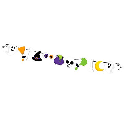 Faixa Impressa de E.V.A Halloween Cute - Ref 205157 - Piffer