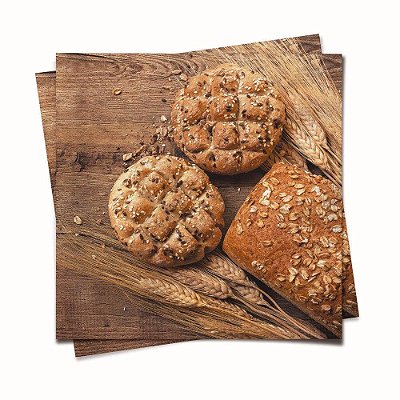 Guardanapo de Papel Decorado Fermentação 32,5x32,5cm com 20 Folhas - Ref 19000586 Cromus