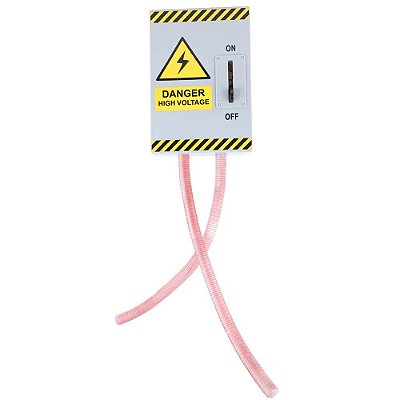 Enfeite Caixa de Energia do Terror Com Luz, Som e Movimento Halloween - Ref 29004169 Cromus