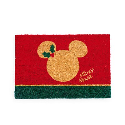 Tapete Capacho Mickey Multicolorido 60x40cm - Natal Disney - Ref 1595142 Cromus