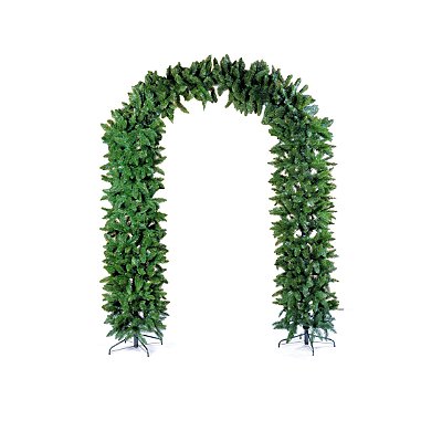 Arco Festão Galhos de Pinheiro com 1466 Hastes Verde 250cm - Festões Aramados - Ref 1415825 Cromus