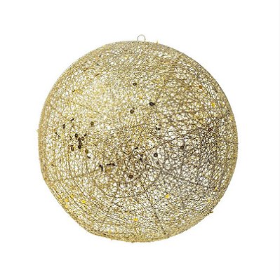 Bola de Natal Gigante 45cm Gold Sky com 1 Un - Bolas Natalinas - Ref 1615151 Cromus