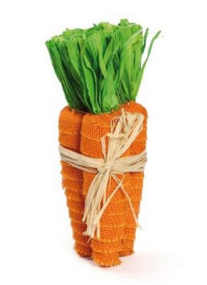 Maço com 3 Cenouras de Palha Laranja 20x8x4cm - Coleção Cenouras - Ref 1820032 Cromus