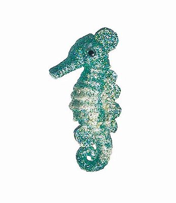 Enfeite de Pendurar Cavalo Marinho 10x5x3cm - Coleção Seychelles - Ref 1694450 Cromus