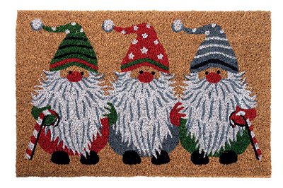 Tapete Capacho Kringles Gnomos 60x40cm - Ref 1107301 Cromus