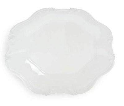 Sousplat de Melamina Oitavado Branco 33cm - Ref 1553362 Cromus