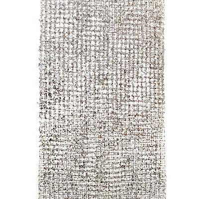 Tela Decorativa de Glitter Prata 31x200cm - Fitas Natalinas - Ref 1316572 Cromus