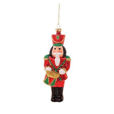 Enfeite Pendurar Soldado de Chumbo Vermelho 15x5x5cm com 1 Un - Ref 1470794 Cromus
