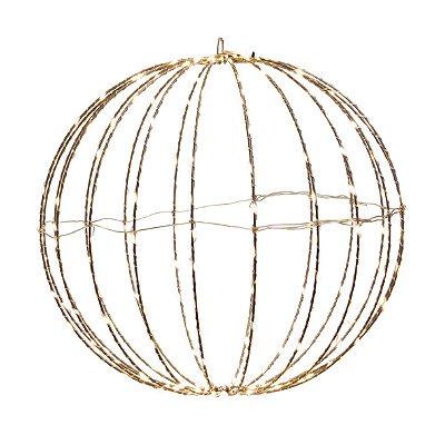 Bola de Led Retratil 30cm com 157 Leds Cor Clara Bivolt com 1 Unidade - Ref 1691951 Cromus
