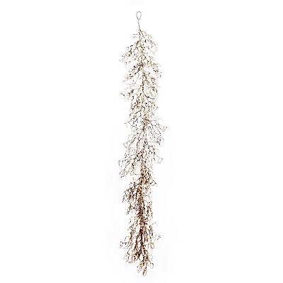 Galho Longo de Natal Nude de Glitter 170x15x3cm - Ref 1202225 Cromus