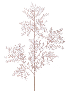 Galho de Natal Folhas de Samambaia 75x22x2cm - Ref 1022607 Cromus