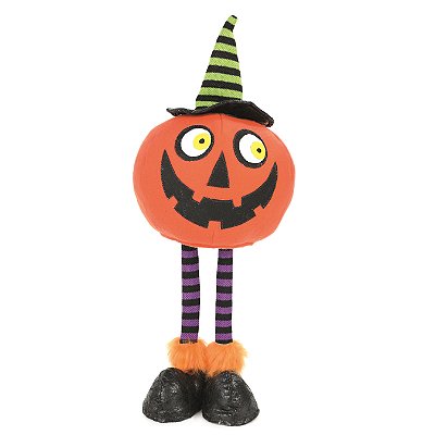 Abobora Decorativa Pernas Compridas 43x16x16cm - Haloween - Ref 29003619 Cromus