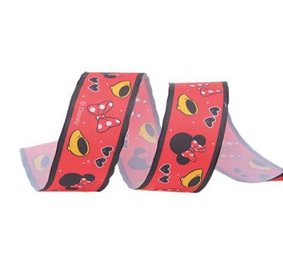 Fita Aramada Minnie 3,8x1000cm - Ref 1020275 Natal Disney Cromus