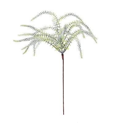 Galho Pendente Folhagem com Glitter 60x14x5cm - Ref 1101775 Cromus