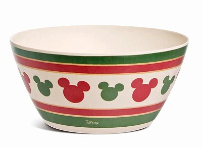 Bowl de Natal Mickey Classic 15x15x5 cm com 1 Unidade - Natal Disney - Ref 1594719 Cromus