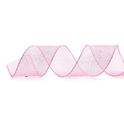 Fita Aramada Telada Rosa Claro com Glitter 3,8X9,14m - Ref 1008565 Cromus