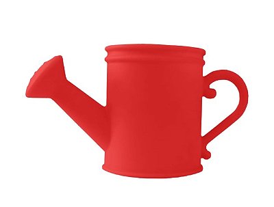 Mini Regador Vermelho Decorativo com 5 Unidades 9x4cm - Mirandinha