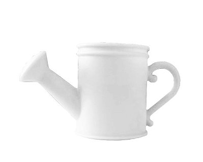 Mini Regador Branco Decorativo com 5 Unidades 9x4cm - Mirandinha