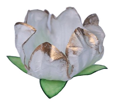 Forminha Para Doces Formato Flor Stylo Borda Dourada 25 Un - Decora Doces