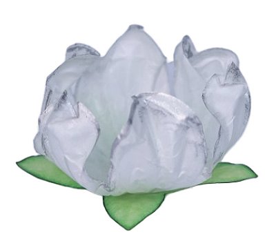 Forminha Para Doces Formato Flor Stylo Borda Prata 25 Un - Decora Doces