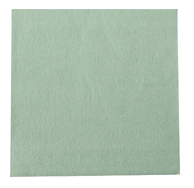 Guardanapo de Papel Alto Relevo Verde 32x32cm com 20 Un - Silver Plastic