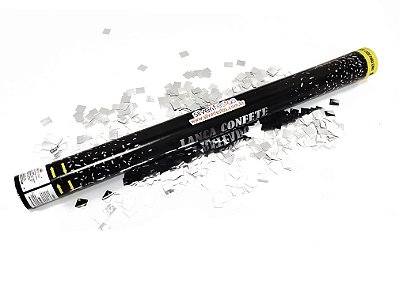 Lança Confete Chuva Prata 60cm - Silver